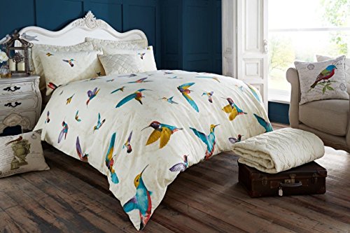 Oiseaux Housse de couette parure de lit avec housse de couette taies d'oreiller Taille double 3207687926488 clicktostyle