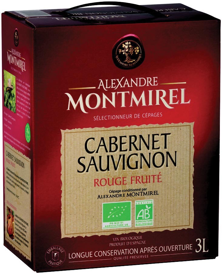  VIN D’ESPAGNE BIO (3) “ALEXANDRE MONTMIREL” code EAN 3211200019595 