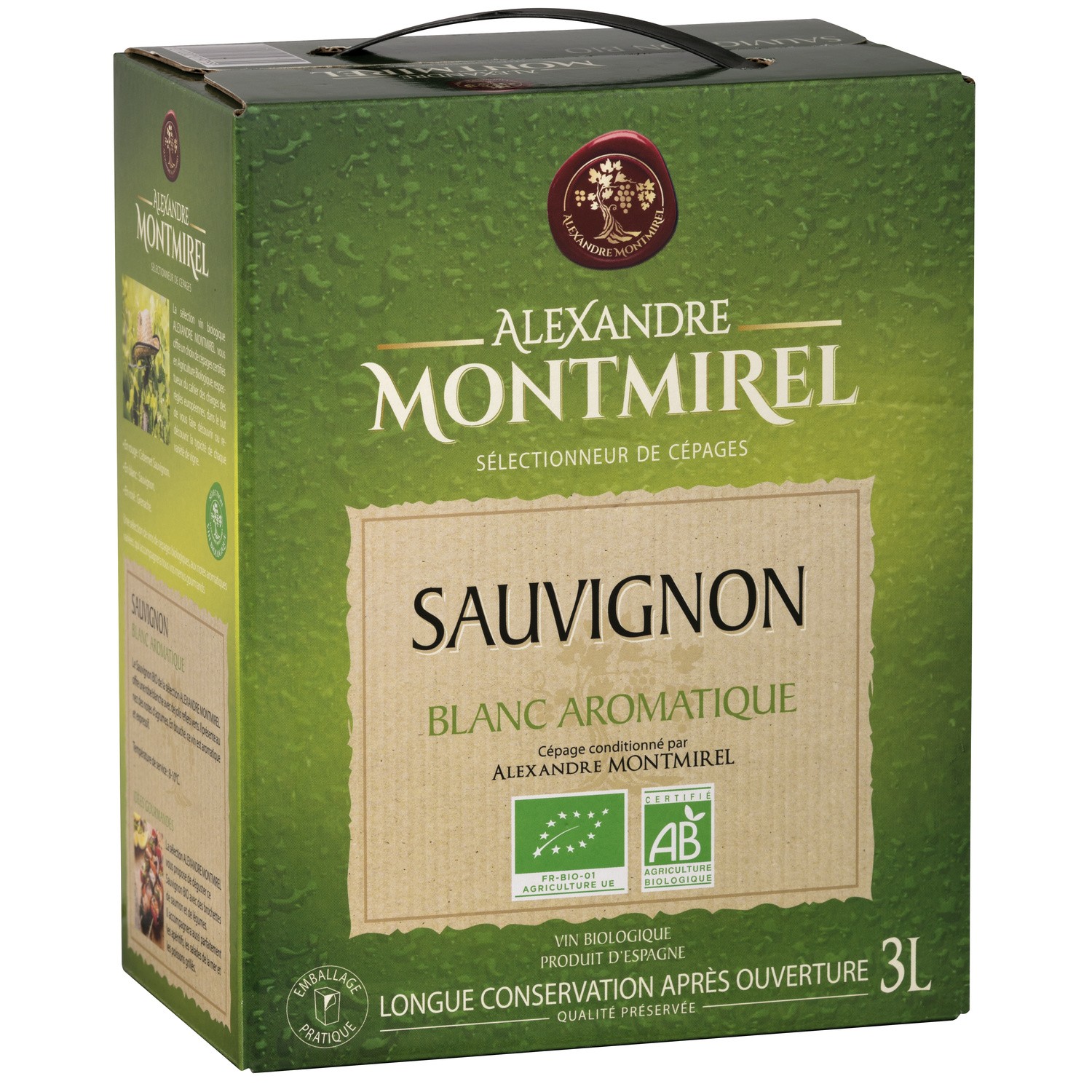 Vin blanc aromatique bio MONTMIREL