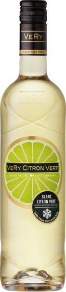 VERY  BOISSON AROMATISÉE À BASE DE VIN BLANC CITRON VERT
 code EAN 3211200315864 