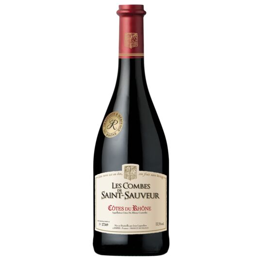  Vin rouge AOP Côtes du Rhône  LES COMBES DE SAINT-SAUVEUR code EAN 3211203421852 