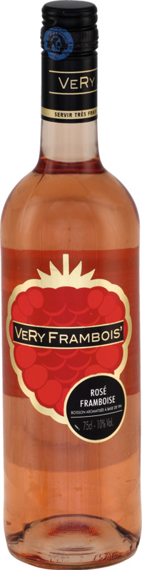 Very Frambois' BOISSON AROMATISÉE À BASE DE VIN ROSÉ FRAMBOISE Very Frambois' code EAN 3211209239208 