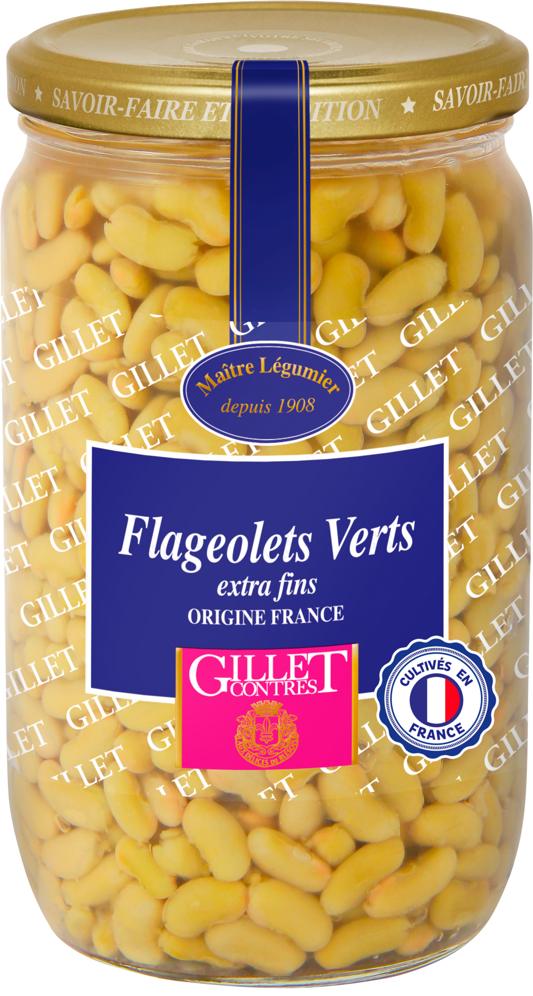GILLET CONTRES FLAGEOLETS VERTS EXTRA FINS code EAN 3215352340095 
