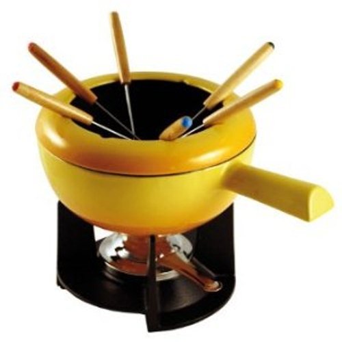 311524 service à fondue fonte émaillée