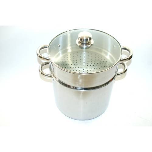 COUSCOUSSIER MARMITE 2 EN 1 BAUMALU INOX INDUCT...