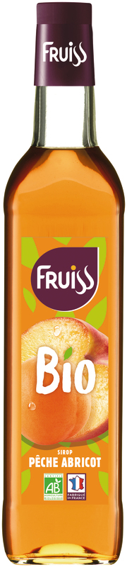 SIROP DE PÊCHE ABRICOT  BIO Fruiss