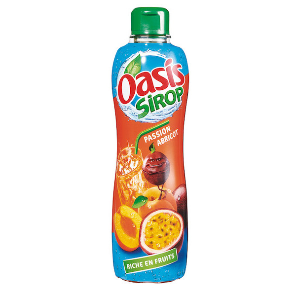 oasis-sirops SIROP PASSION ABRICOT OASIS code EAN 3217690055617 
