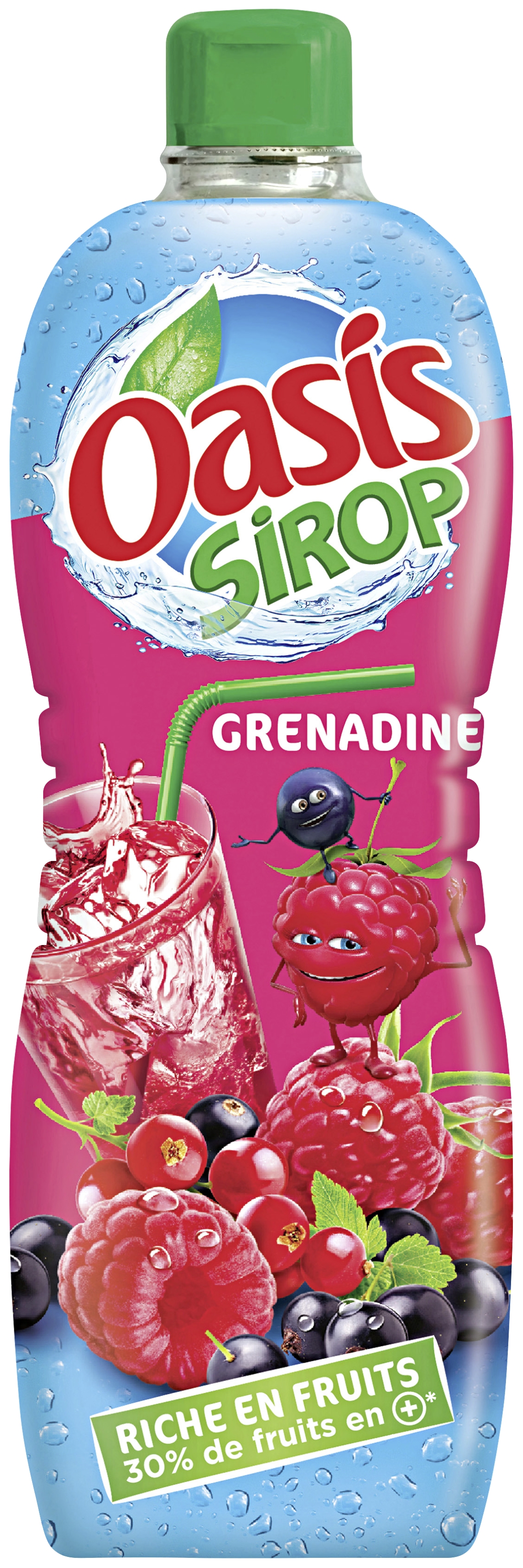 Oasis Sirop Grenadine Oasis Sirop code EAN 3217690055648 