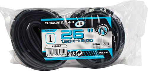 PERF 2 CHAMBRES À AIR 26” code EAN 3217777390808 