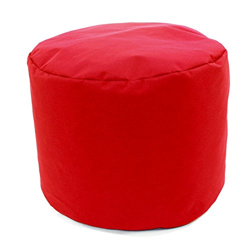 Thedecofactory Pouf Rond 40x30cm Rouge - Polyester code EAN 3218114030166 
