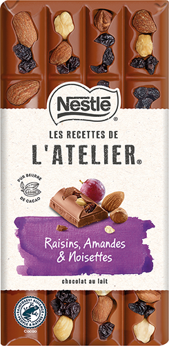 LES RECETTES DE L'ATELIER TABLETTES DE CHOCOLAT code EAN 3218243 