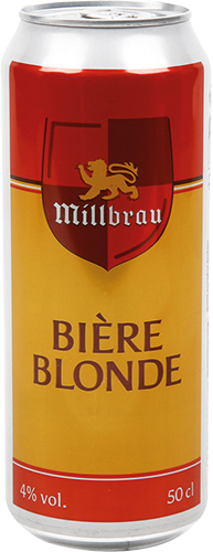 MILLBRAU BIÈRE BLONDE code EAN 3218406 