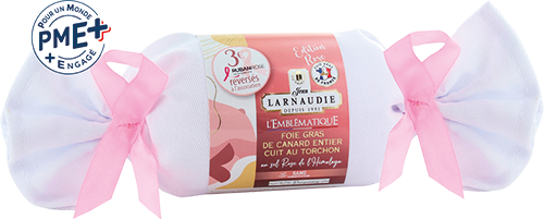 JEAN LARNAUDIE FOIE GRAS DE CANARD ENTIER L'EMBLÉMATIQUE CUIT AU TORCHON code EAN 3218492 