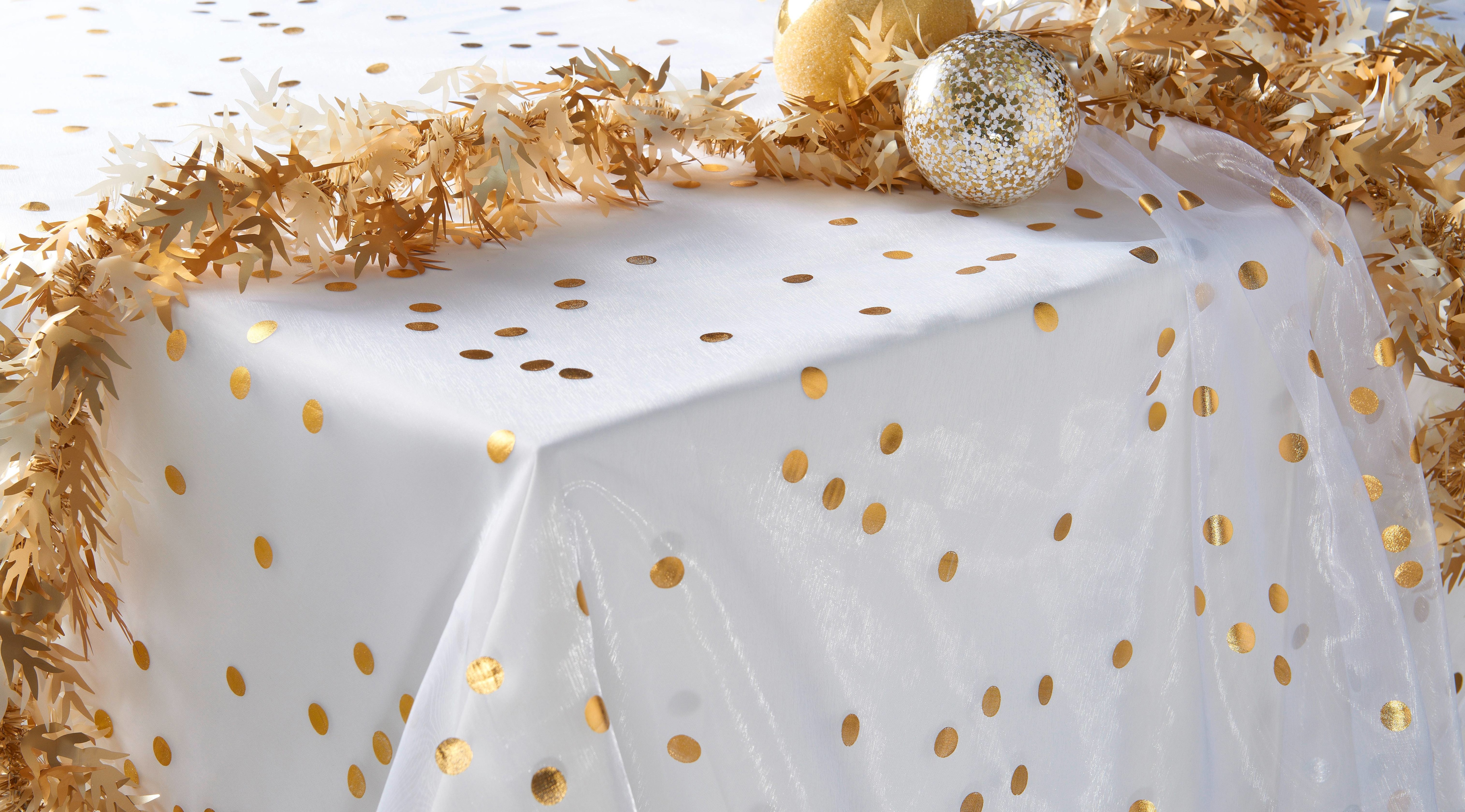 Nappe rectangulaire Organza 140 x 200 cm ANSEL