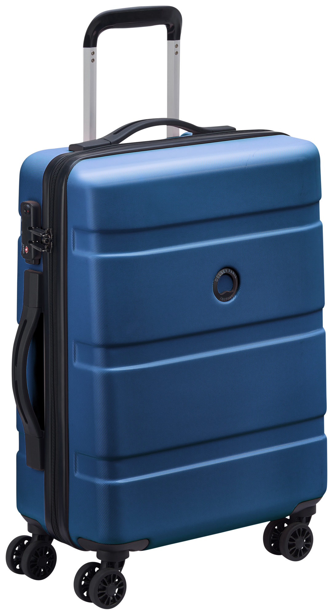 VALISE BLEUE 55 CM ENV.