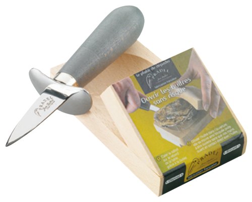 10629 sabot cale-huître naturel + couteau huître