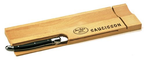 11313 planchette saucisson et couteau noir
