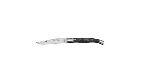 Laguiole Jean Dubost Sandvik 12c27 couteau de poche antracyte inox code EAN 3219330181014 