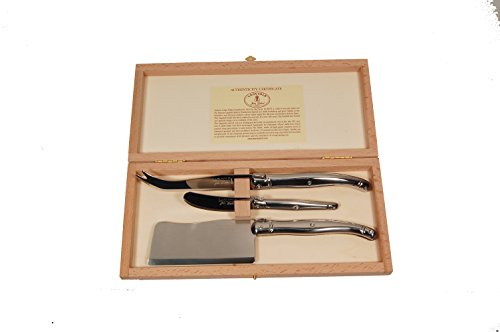 98616 coffret 3 pièces fromage inox