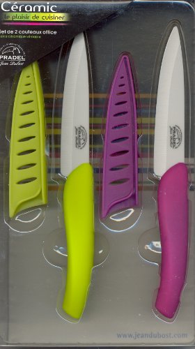 1/10531 set de 2 couteaux office lame céramique...