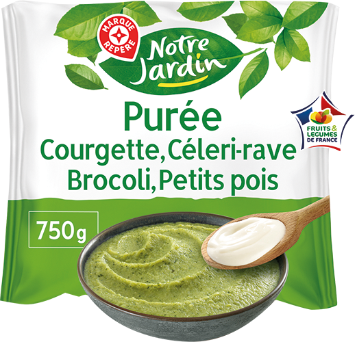 PURÉE DE COURGETTE, CÉLERI-RAVE, BROCOLI, PETIT...
