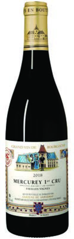 AOP(1) MERCUREY 1ER CRU CHÂTEAU DE SANTENAY “VIEILLES VIGNES” 2018. 3219850055888 