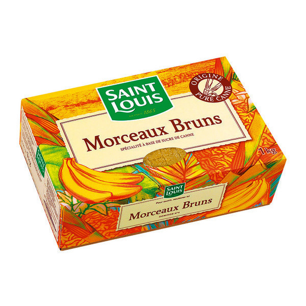 Sucre Morceaux bruns
