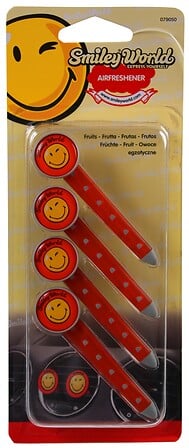 SMILEY 4 Pin's diffuseurs sur aérateur senteur ...