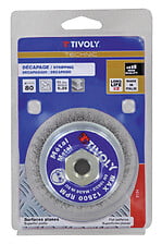 Brosse coupe meule diamètre 80mm acier Technic