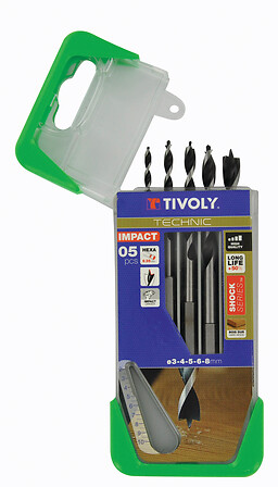 TIVOLY Foret bois Shock serie queue hexagonale ...