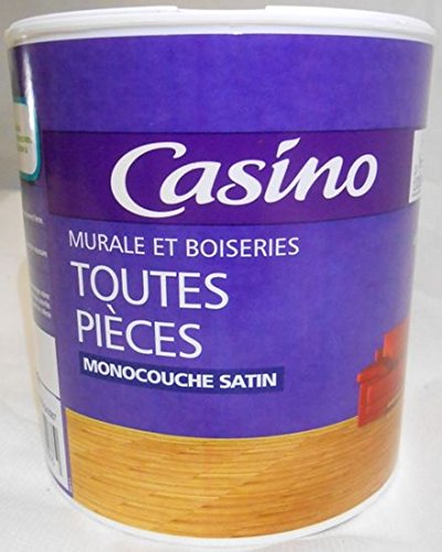 Peinture acrylique séjours et chambres Pêche 0.5L 3222474635381 Casino