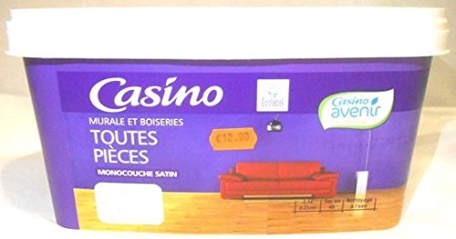 Peinture acrylique séjours et chambres Pêche 2.5L 3222474635497 Casino