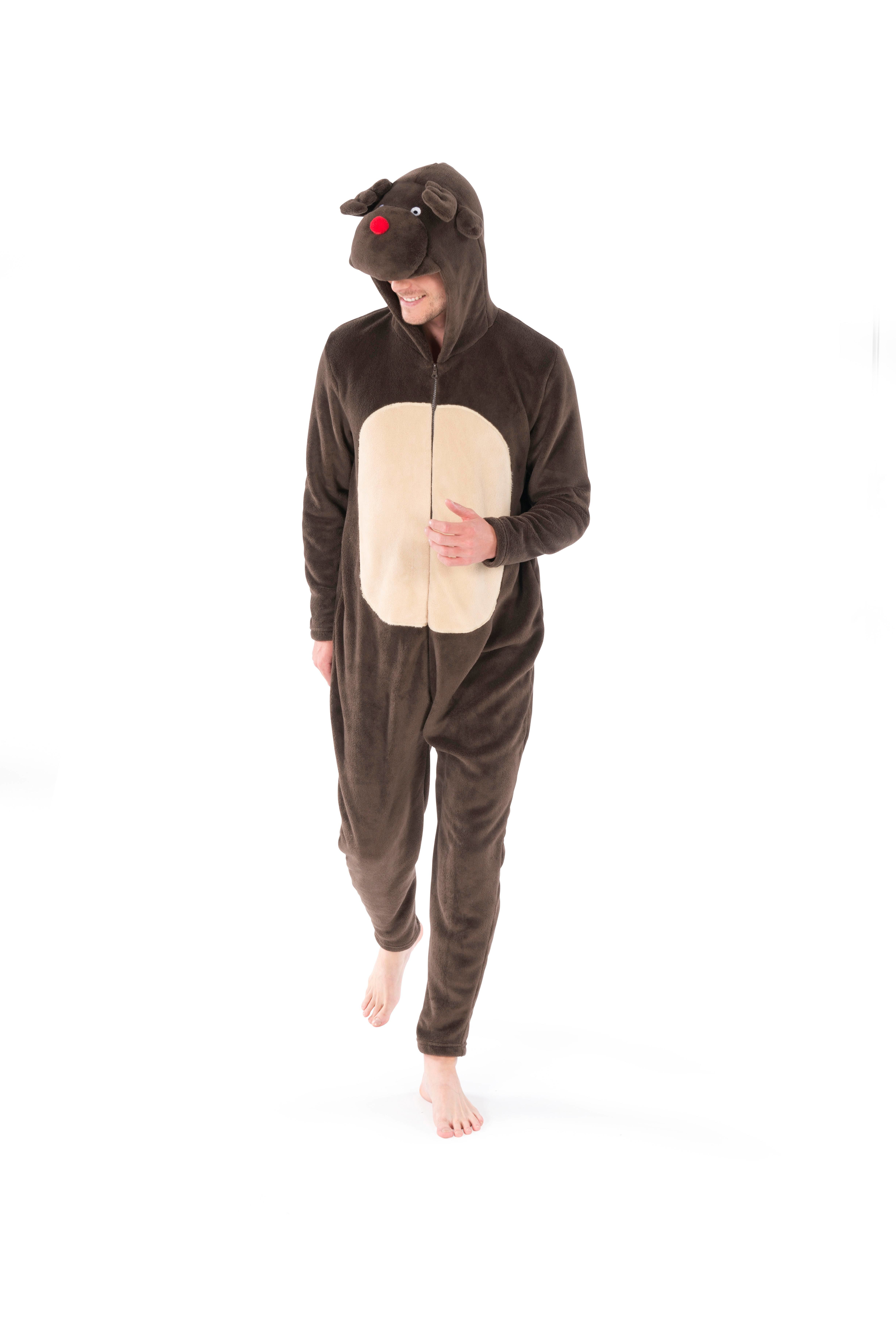 Combinaison homme animal renne