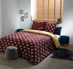 Parure housse de couette 200 x 200 cm + 2 taies...