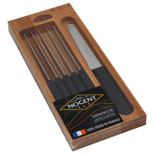 Nogent 03049R Coffret de 6 Couteaux Table Acier...
