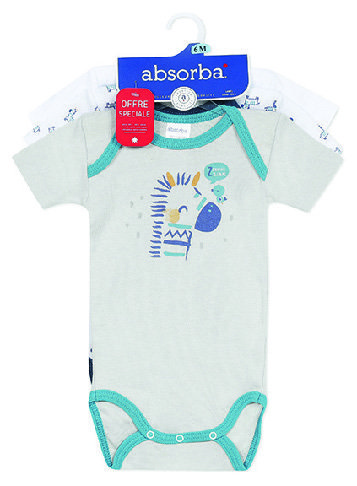 LOT DE 3 BODIES MANCHES COURTES OU MANCHES LONG...