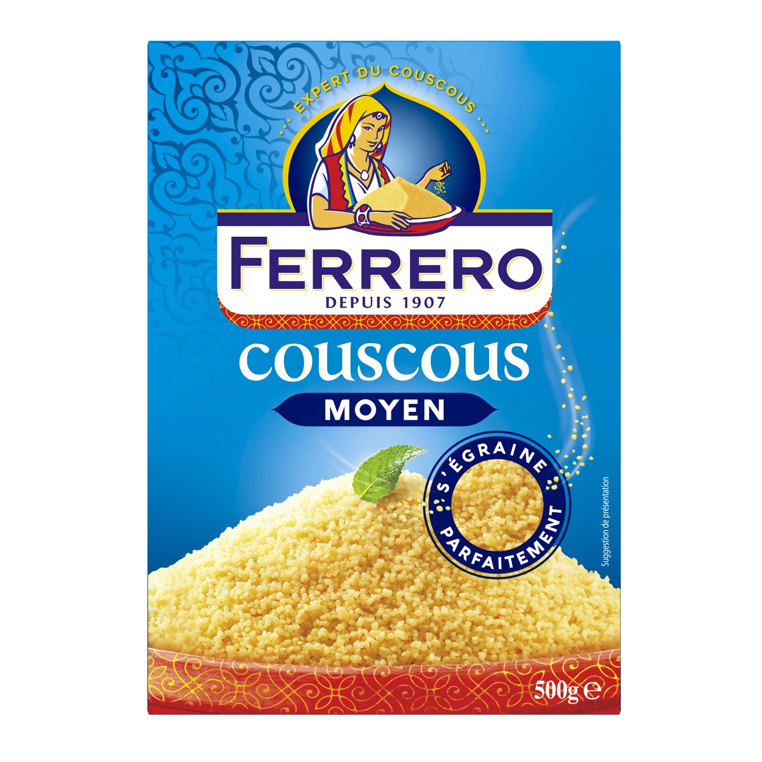 FERRERO Couscous moyen FERRERO COUSCOUS code EAN 3223920700127 