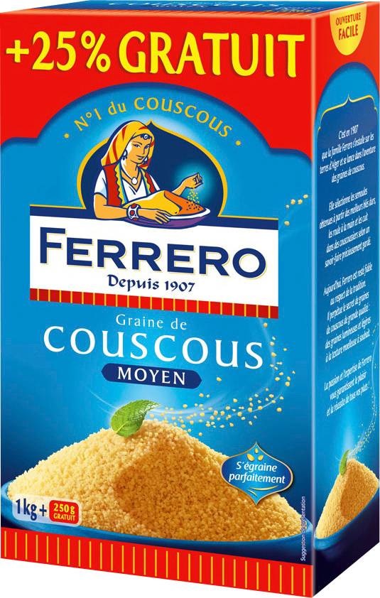 3223922910128 Graine de Couscous Moyen FERRERO