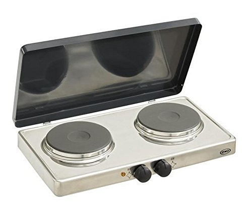 - réchaud 2 feux électrique, avec couvercle