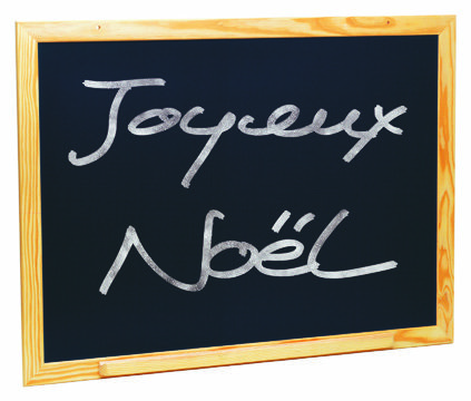 GRAND TABLEAU NOIR EN BOIS