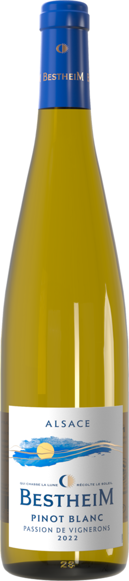 BESTHEIM - PASSION DE VIGNERONS 2022 AOP ALSACE PINOT BLANC
BLANC SEC code EAN 3225820042123 