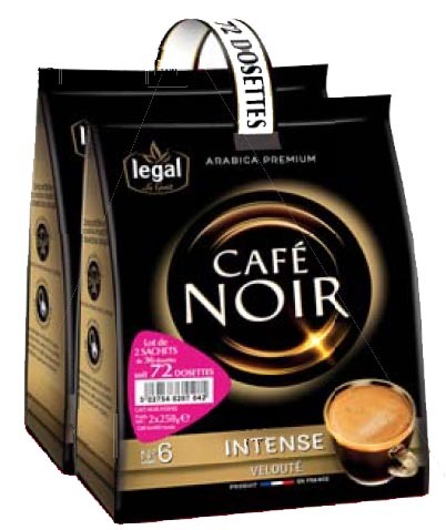 DOSETTES DE CAFÉ ”1851 GRAND ARABICA” OU “CAFÉ NOIR DE LEGAL” 3227540207042 