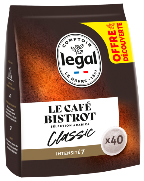 LEGAL DOSETTES CAFÉ BISTROT CLASSIC
LEGAL code EAN 3227540208186 