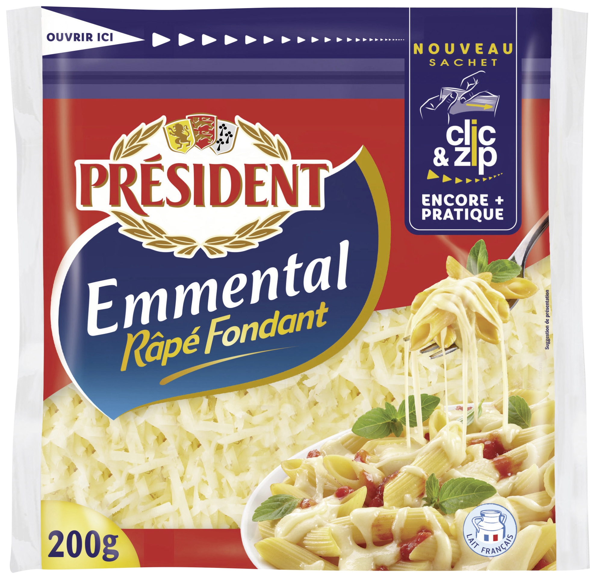Emmental râpé Président