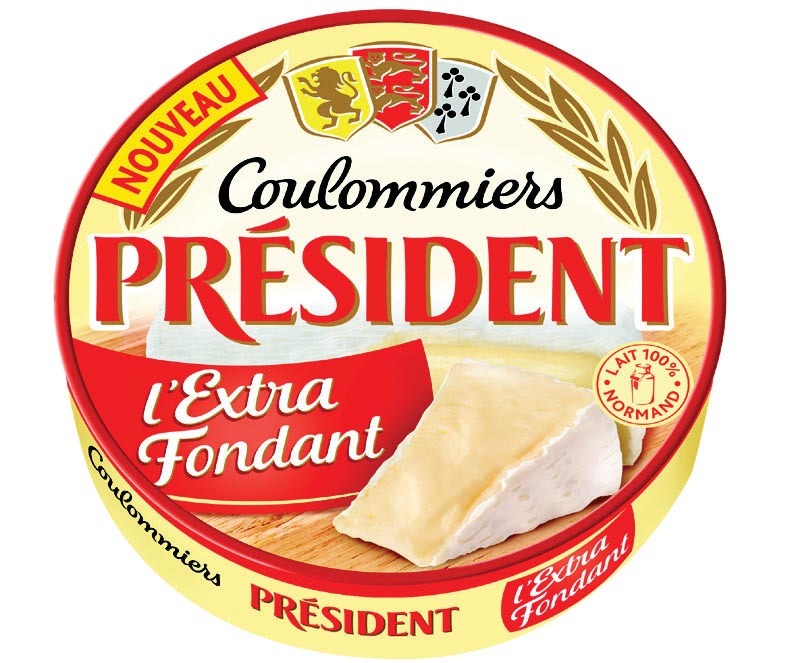  COULOMMIERS L’EXTRA FONDANT 29% MAT. GR.* “PRÉSIDENT” code EAN 3228022180082 
