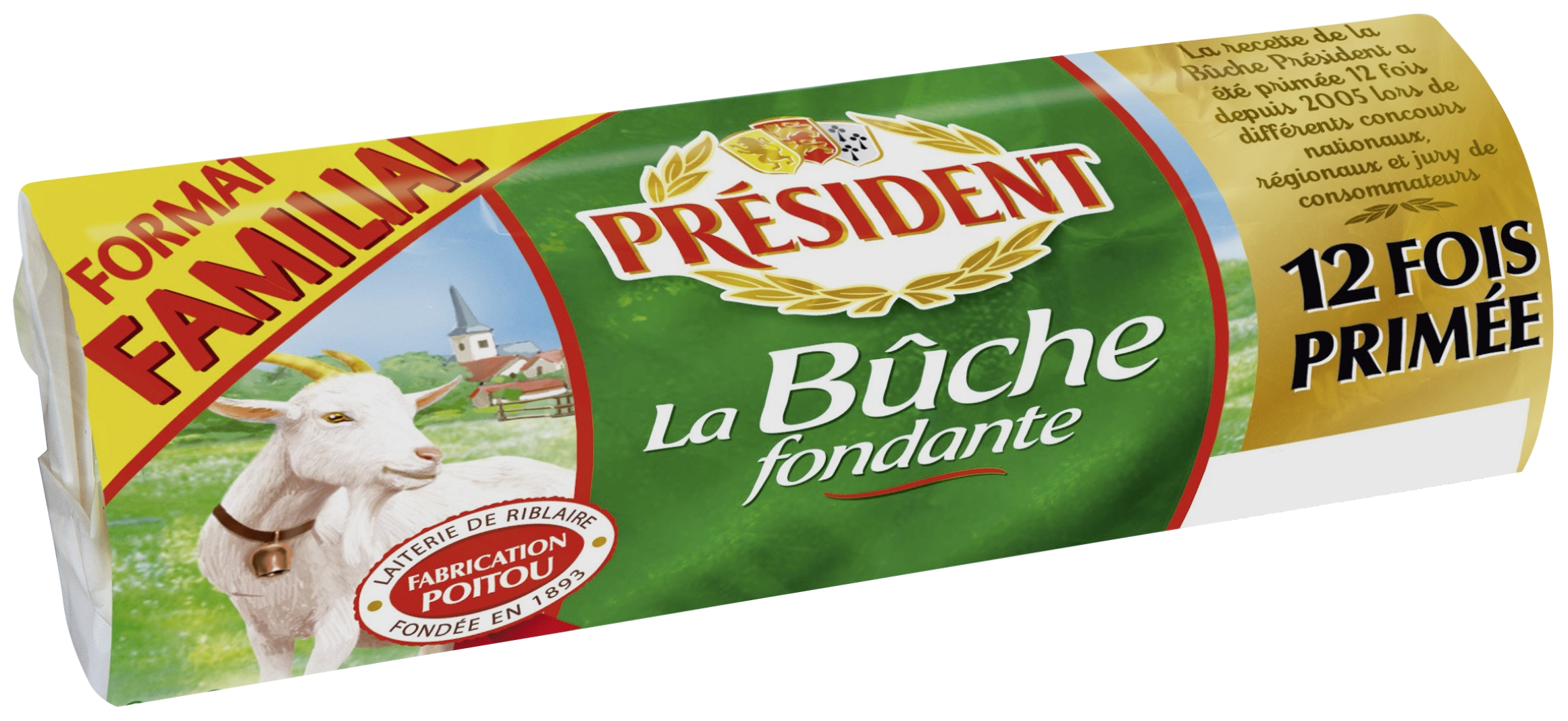 Bûche fondante Président