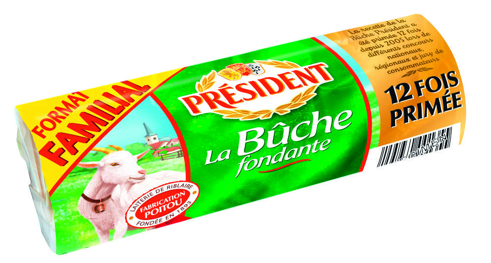  LA BÛCHE FONDANTE FORMAT FAMILIAL 24% MAT.GR.** “PRÉSIDENT” code EAN 3228023080015 