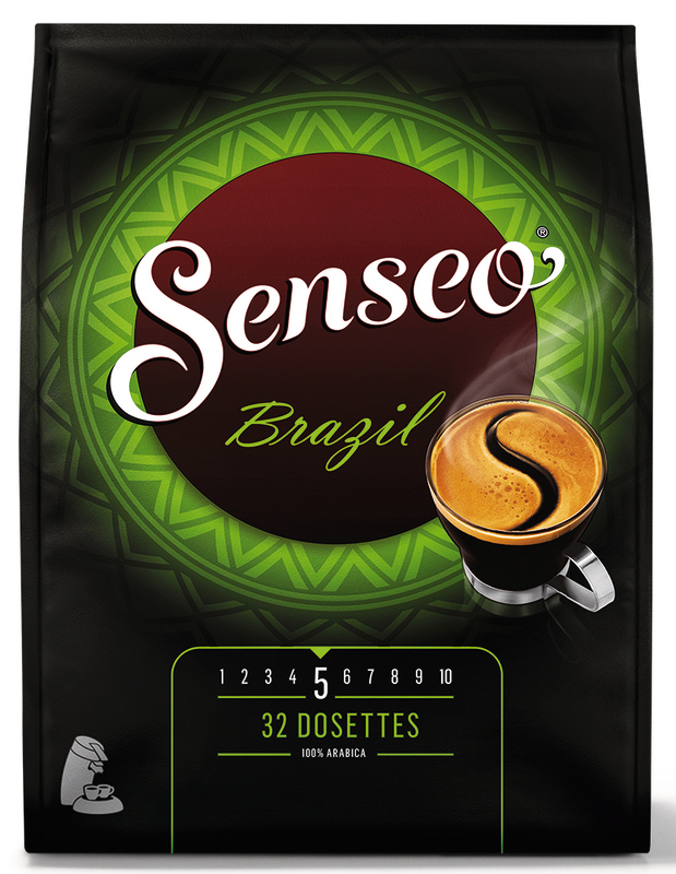DOSETTES DE CAFÉ  ORIGINE BRÉSIL Senseo