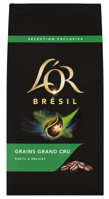 CAFÉ GRAINS GRAND CRU BRÉSIL l'or