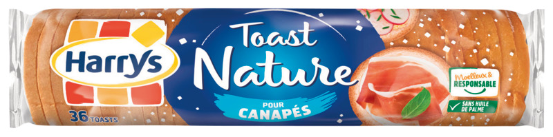 TOAST NATURE POUR CANAPÉS HARRY'S